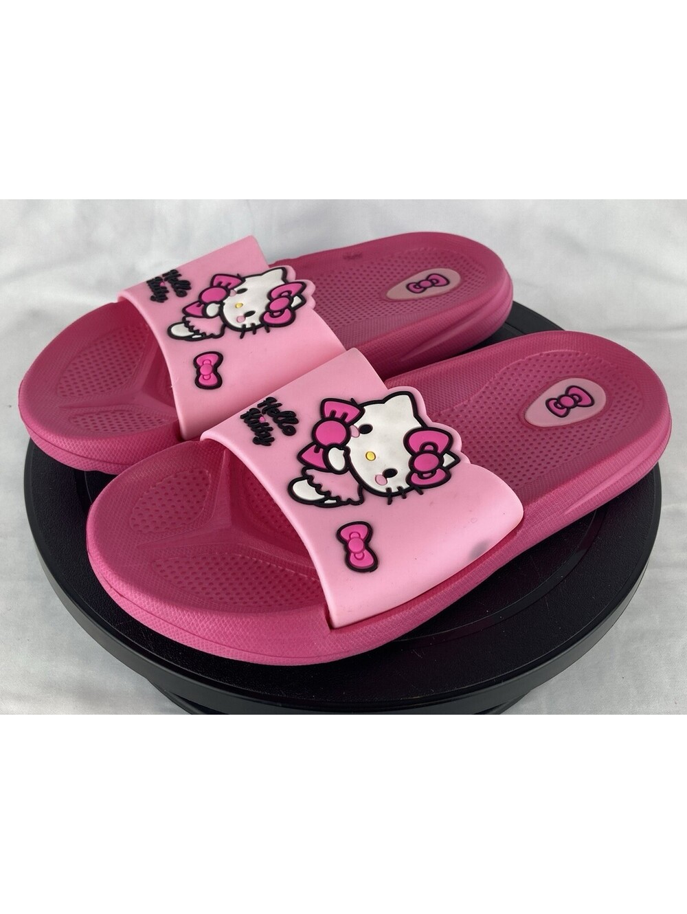 Women US 5 EU 35 Sanrio Hello Kitty Pink Slide Sandals Shoes Comfort Casual